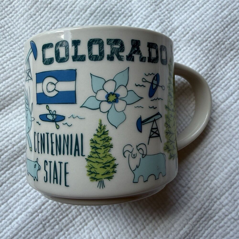 Starbucks Colorado Been There Series 14oz Coffee Mug Without Box *Discontinued